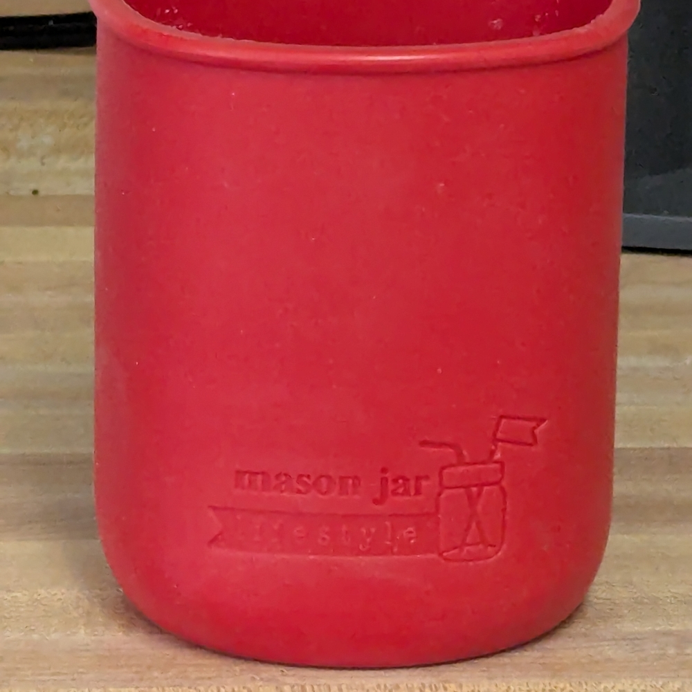 Red Mason Jar Lifestyle Sleeve
